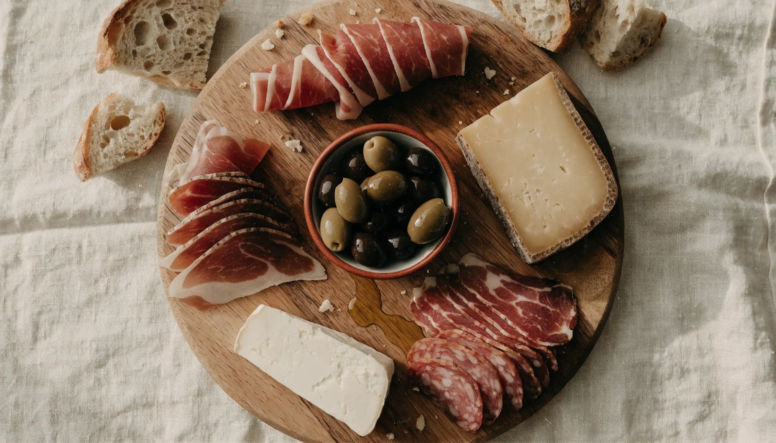 Tagliere di salumi e formaggi del Gargano
